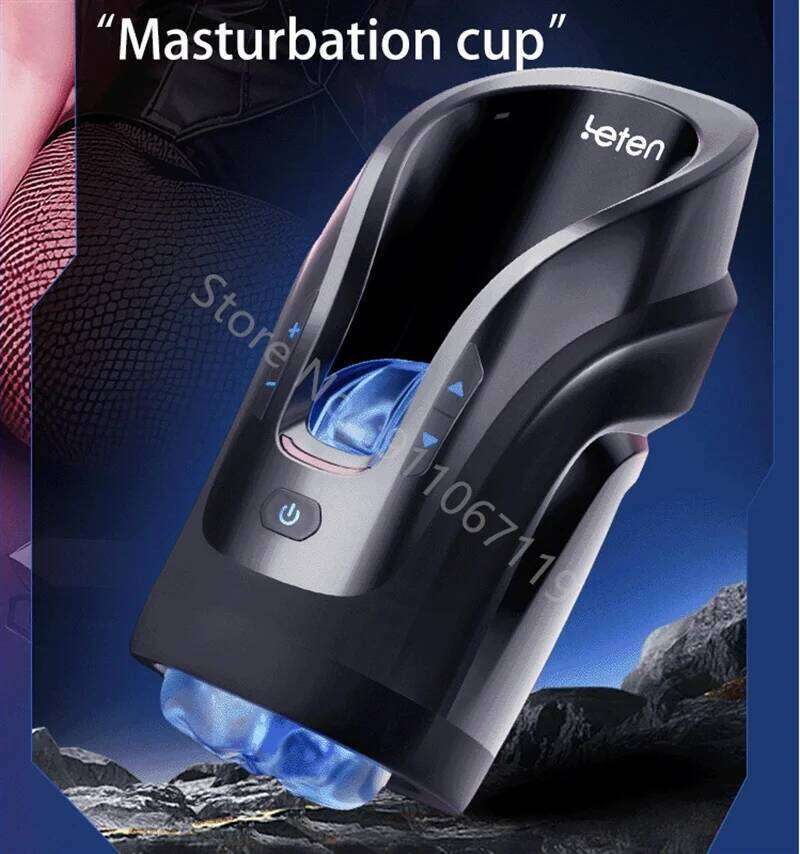 Leten THRUSTING-PRO Automatic 75mm Telescopic Vibrator High Speed Male Masturbator Sucking Machine Masturbation Sex Toys For Men Z260311
