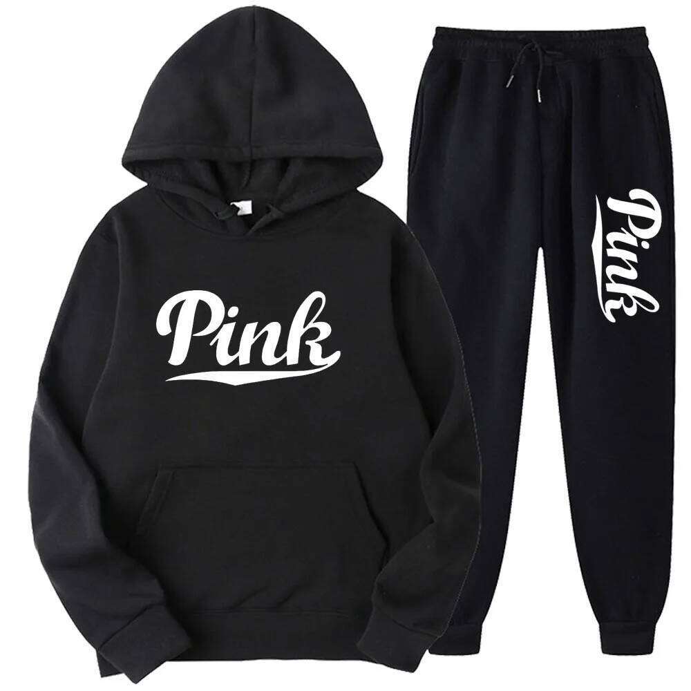 Tracksuits Men/Women Casual Solid Warm Suits Hoodies Sweatpants Autumn Winter Pullover Sweatshirts Pants Sports Suit Two Piece C260312