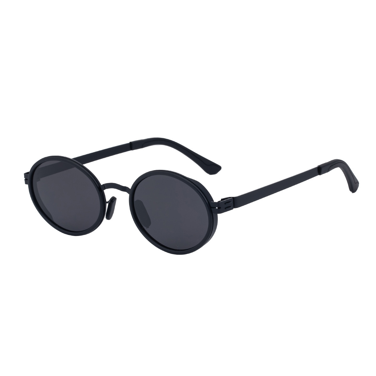 Oval Frame HD Polarized for Men 2026 New Fashion High-end Sun Protection Sunglasses Men's Retro Glasses