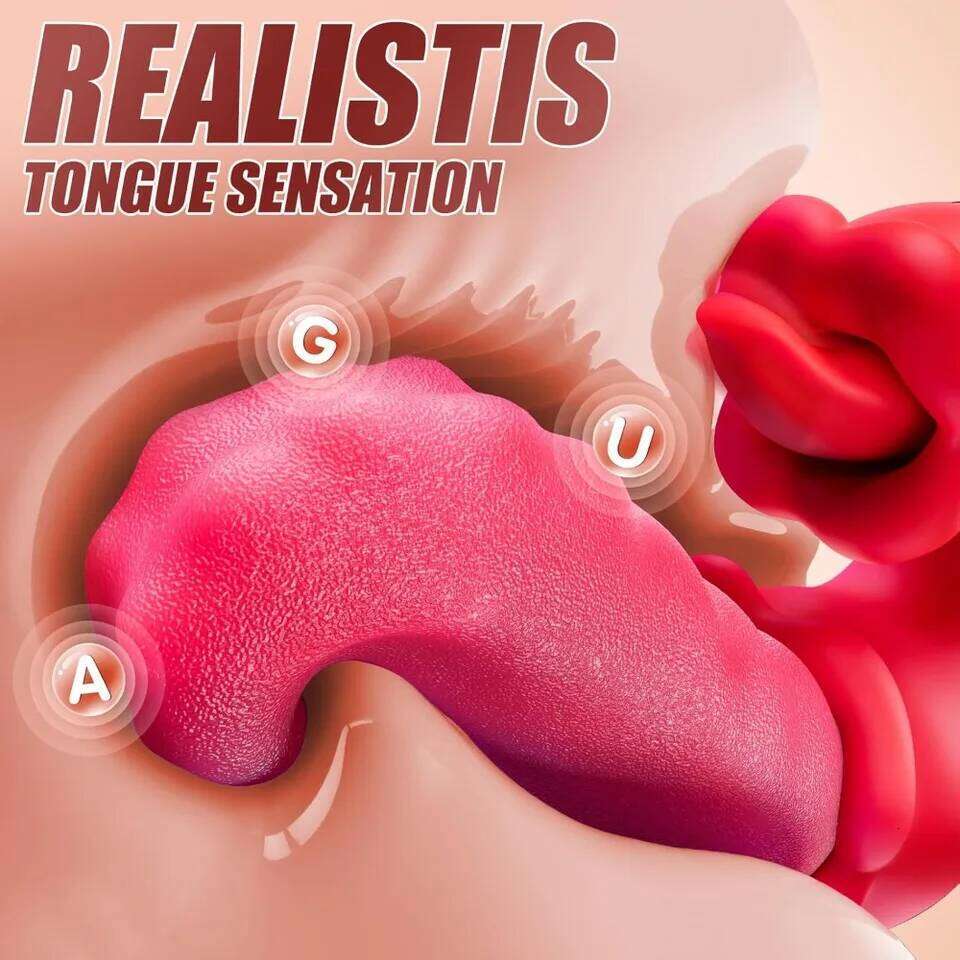 Adult Sex Toys for Women 4in1 Vibrator with Tongue Thrusting Dildos G Spot Dildo 10 Clitoral Licking Modes Female Masturbation Z260312