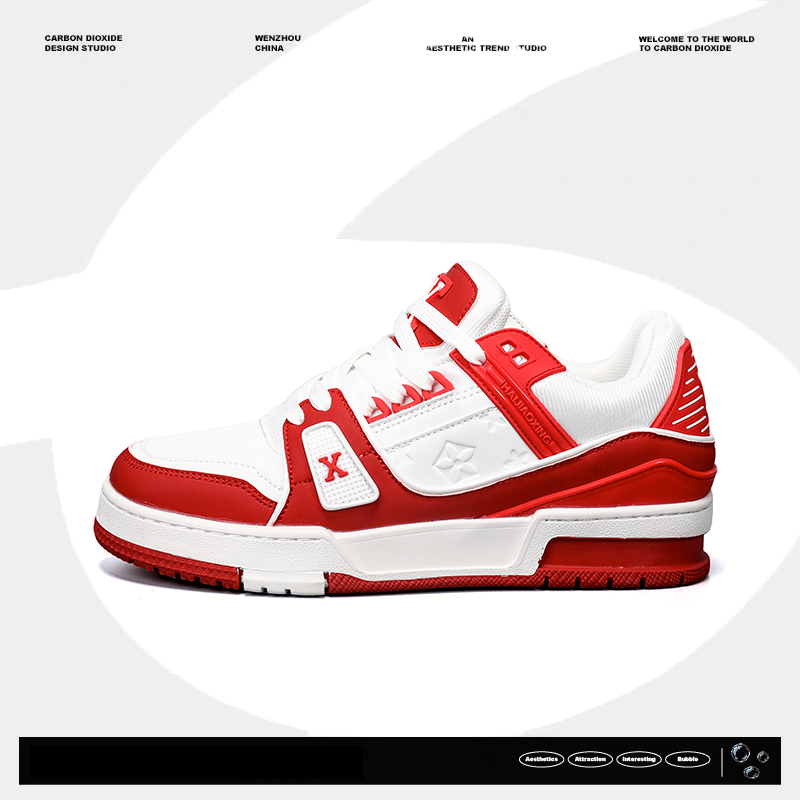 free shipping designer shoes for mens womens running shoes black white red grey Fashionable and versatile outdoor sneakers sports shoes