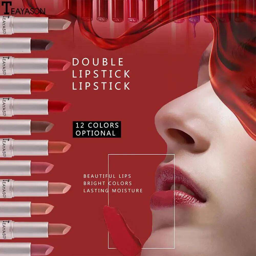 Matte Liquid Lipstick Waterproof Non Transfer Long Wear Pink Lip Gloss Tint Moisturizing Makeup for Women Ladies W260311