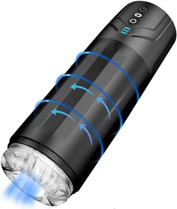 Pocket Pussy Automatic Male Toy Adult Toys Rotating Deep Clamping Labia Sucking Penis Stroker Realistic Vaginal Sleeve Z260312