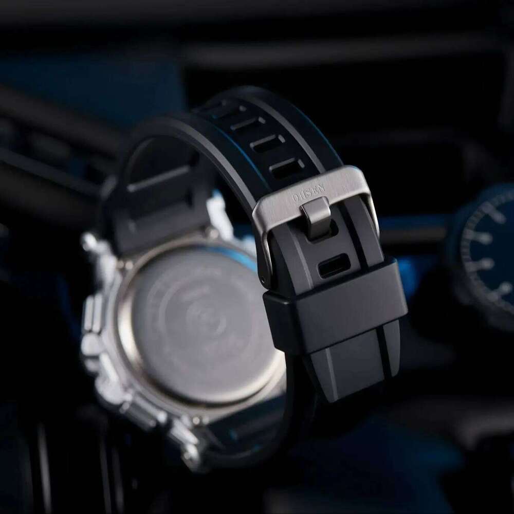 Fashion Trendy Sports Men's Electronic LED Light Analog Digital Dual Display Calendar Multifunctional Watch reloj hombre