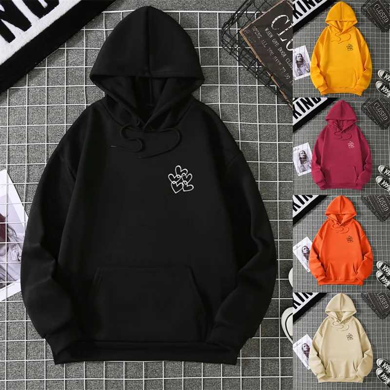 2025 New Autumn Love Depiction Printed Mens Hoodie Loose Casual Cotton Top Sports Street Fashion Sweatshirt CYXX400 M260312