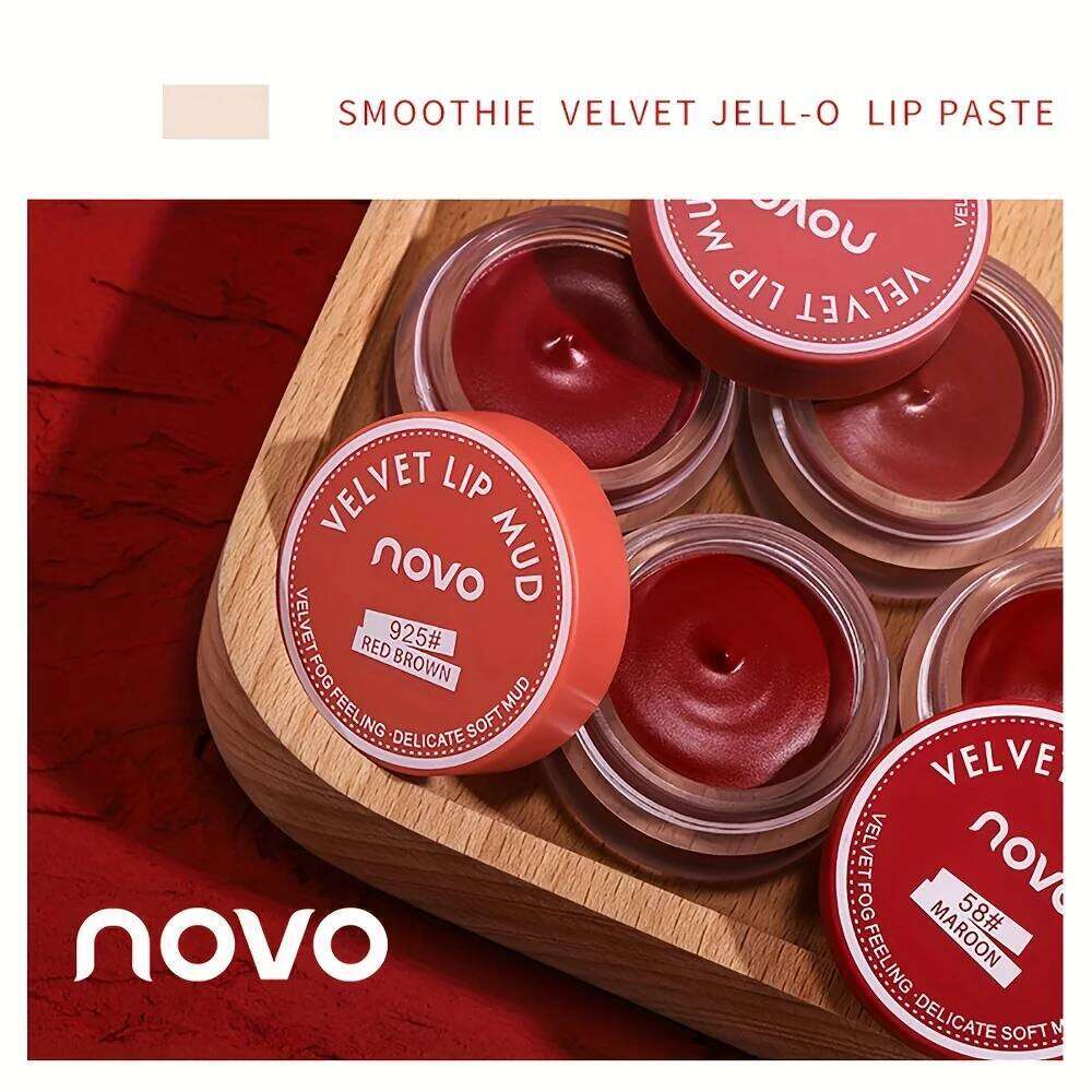 Matte Paste, Velvety Hazy Blush Eyeshadow, Long-Lasting Color, High-Pigment Lipstick, Lip Paste for Both Lips and Ch W260311
