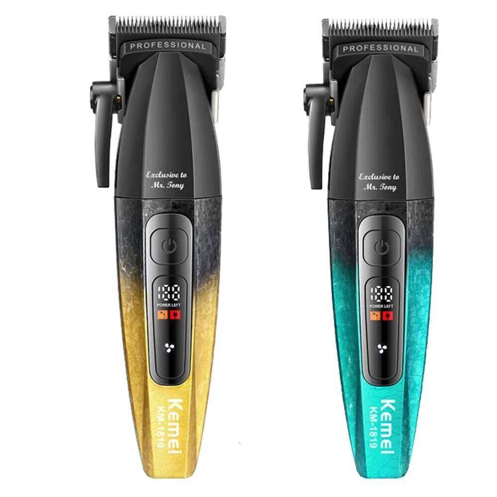 Kemei 1819 Electric Clippers Men Professional Rechargeable Cordless Cutting Machine High Quality Hair Trimmer Barber C260312