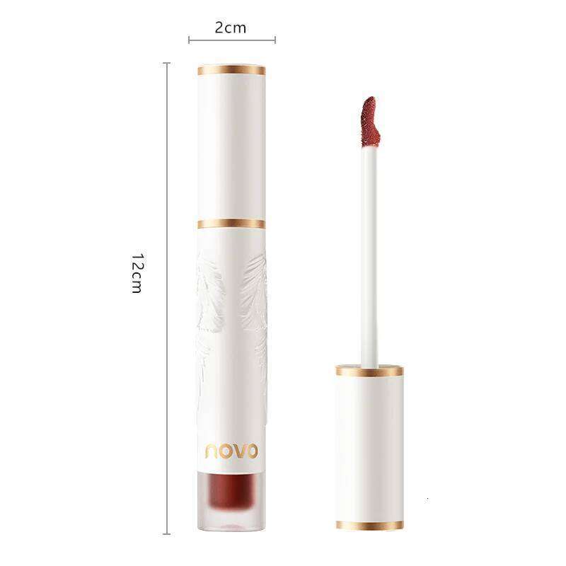 24h Long-Lasting Matte Glaze, Waterproof Non Stick Cup Liquid Lipstick, High Pigment Gloss, Diverse Shades Lip Tint W260311