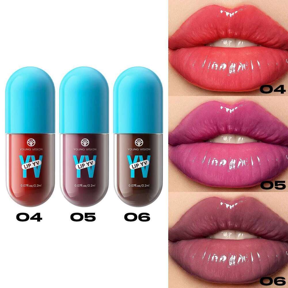YOUNG VISION 3 colors avocado moisturizing glaze small of long-lasting white lightweight non-sticky lip gloss set W260311