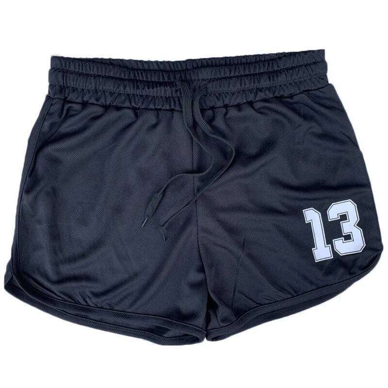 Summer Men's Sports Fashion Printed Mesh Quick Dry Outdoor Fitness GYM Squat Training Three-Point Basketball Shorts Z260312