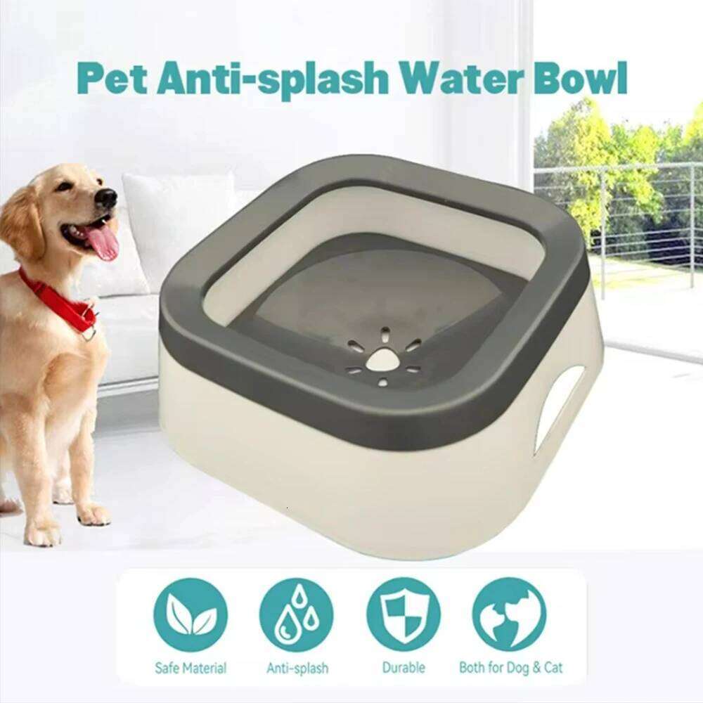 Pet For Cats And Dogs Dog Drinking Water Floating Non-Wetting Mouth Cat Bowl 26Y0312