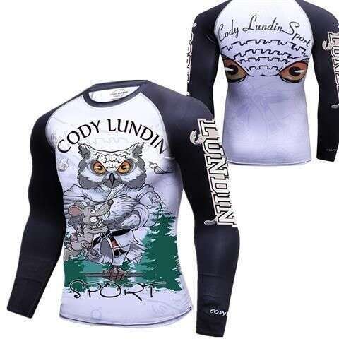 New personalized animal digital print quick-dry breathable sports slim-fit fitness long-sleeve T-shirt, fashionable and trendy