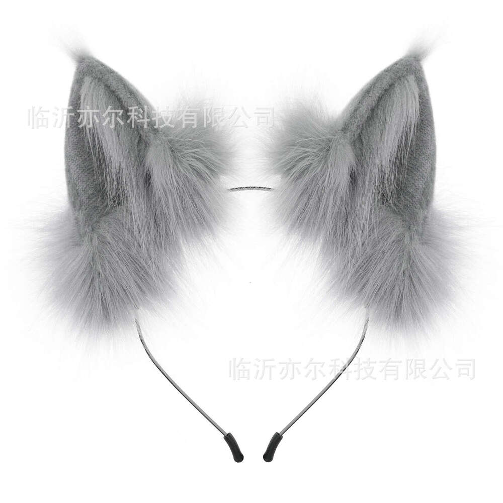 New Personalized Adjustable Headband Halloween Role-Playing Fox Ears Cosplay Plush Hair Accessory