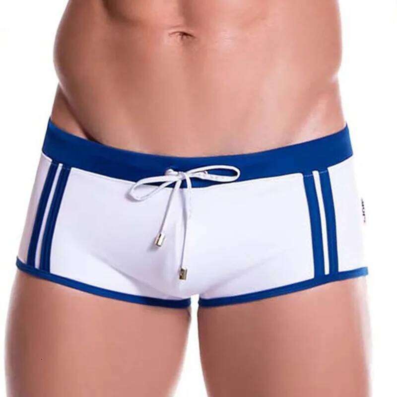 Trend Swimwear Men Sexy Low Waisted Swimming Trunks Gay Bikini Swimsuit Swim Briefs Bathing Suit Surf Beach Boardshorts Z260312