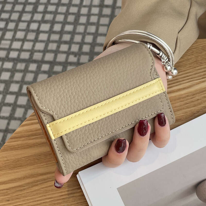 Luxury fashion wallet Women S New Trendy Simple Fashion Wallet Japanese And Korean Accordion Style Short Wallet With Multiple Card Slots For Women