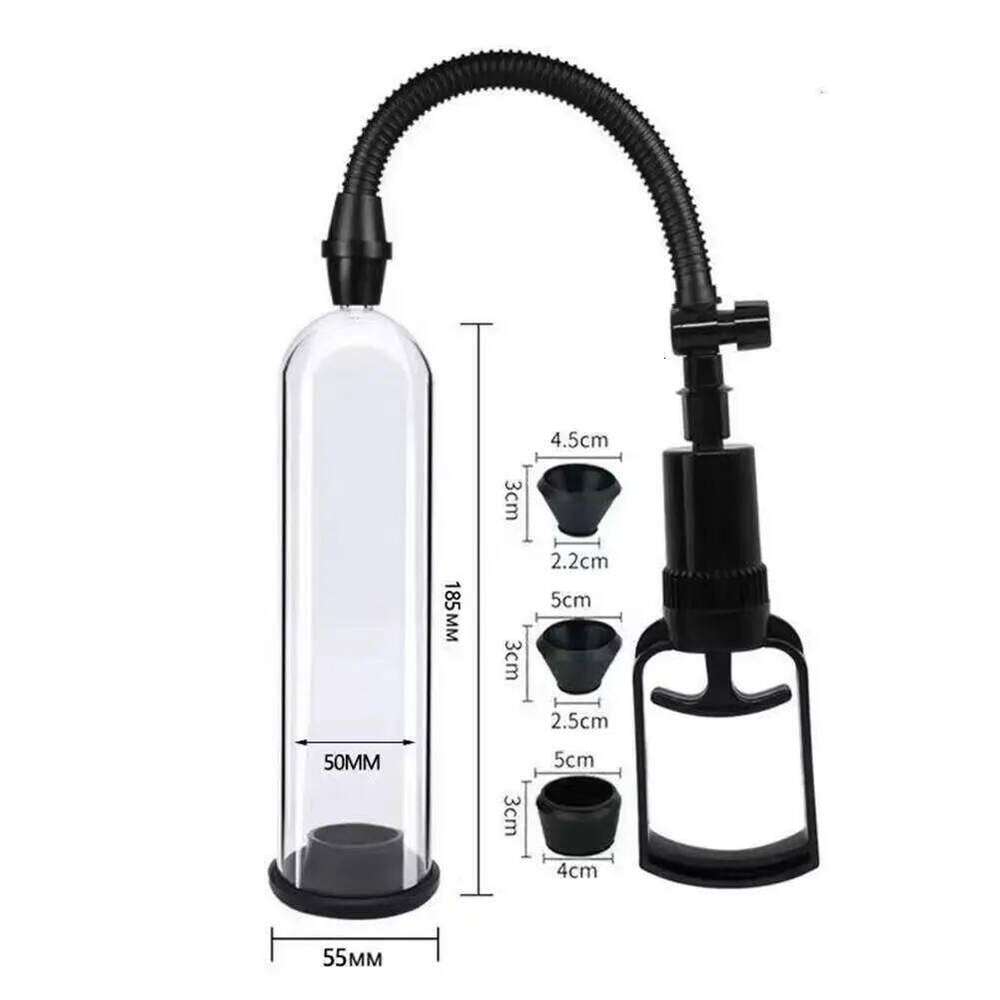 Manual Penis Sex Toys For Men Enlarger Vacuum Pump Male Masturbation Penile Dick Extender Trainer Z260312