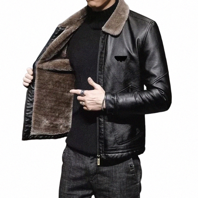 mens Jackets men's leather jacket designer Plush Faux Leather hoodie classic men Womens letter Coat Outerwear jacket for Couples hooded Windproof Outw w2rU#