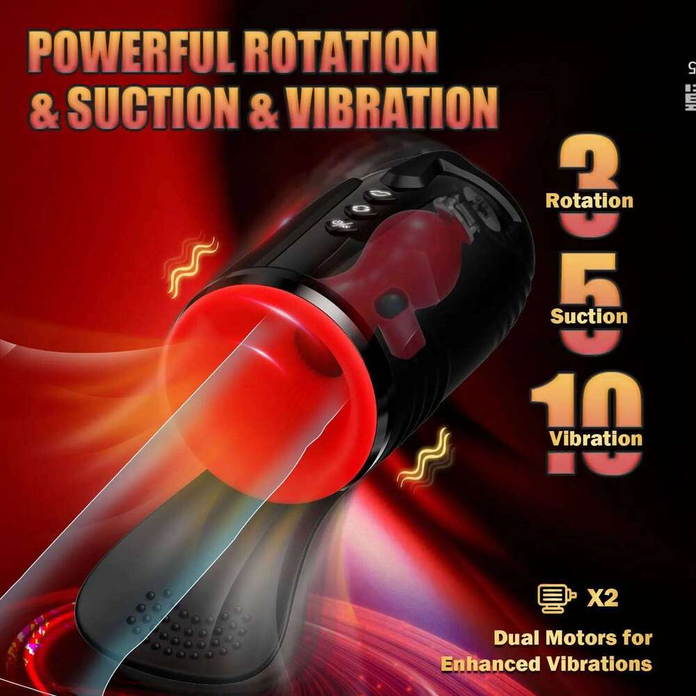 Male Masturbator Penis Training Vibrator Glans Massage Testicle Stimulator Delay Stamina Trainer Blowjob Machine Sex Toy for Men Z260312