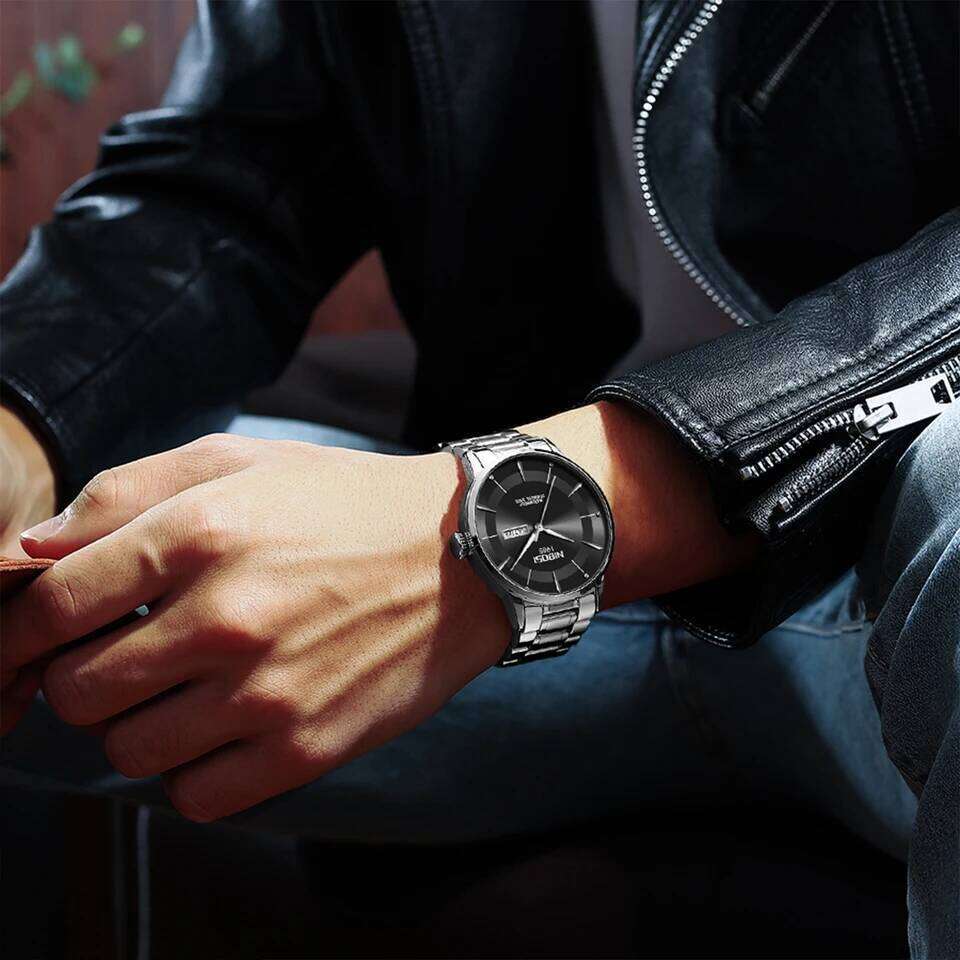 NIBOSI Luxury Quartz for Waterproof Luminous Week Date Men Watch Stainless Steel Sports Men's Watches Reloj Hombre