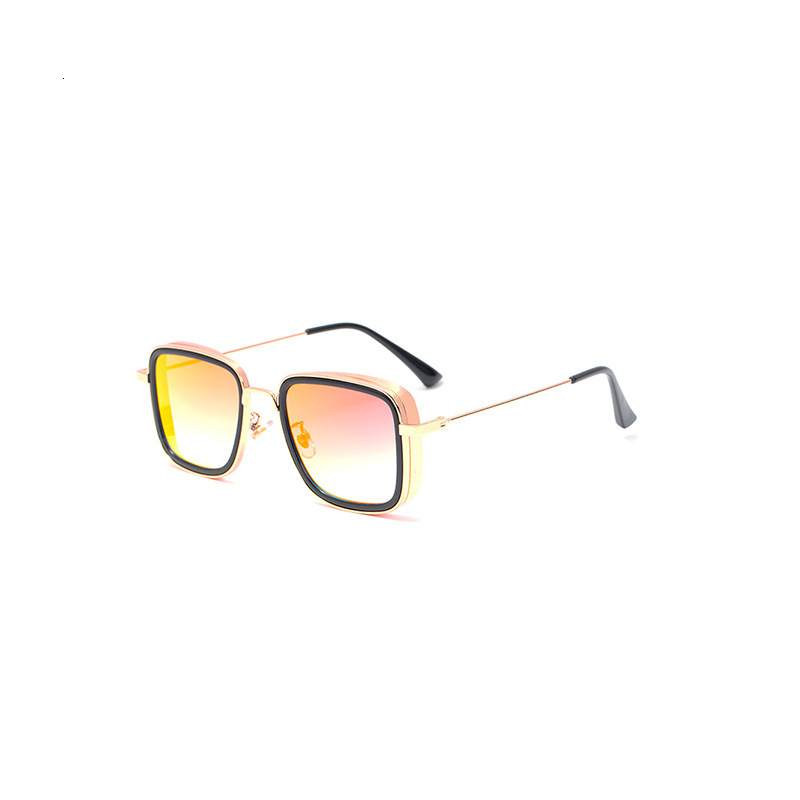 Indian for KABIRSINGH Personality Steampunk Men Driving Sun Protection Sunglasses