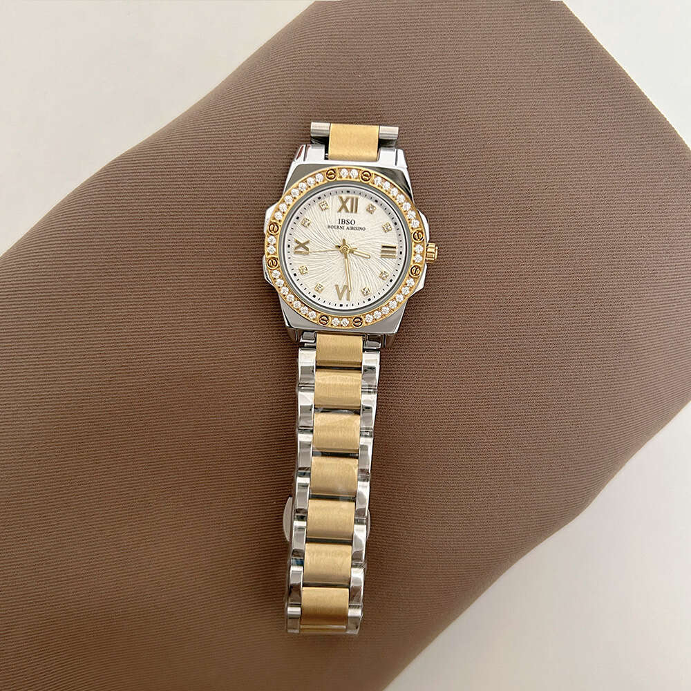 With Box Steel Band Women's Quartz Design Dainty with Diamond Small Dial Vintage Style Watch for women Free gift