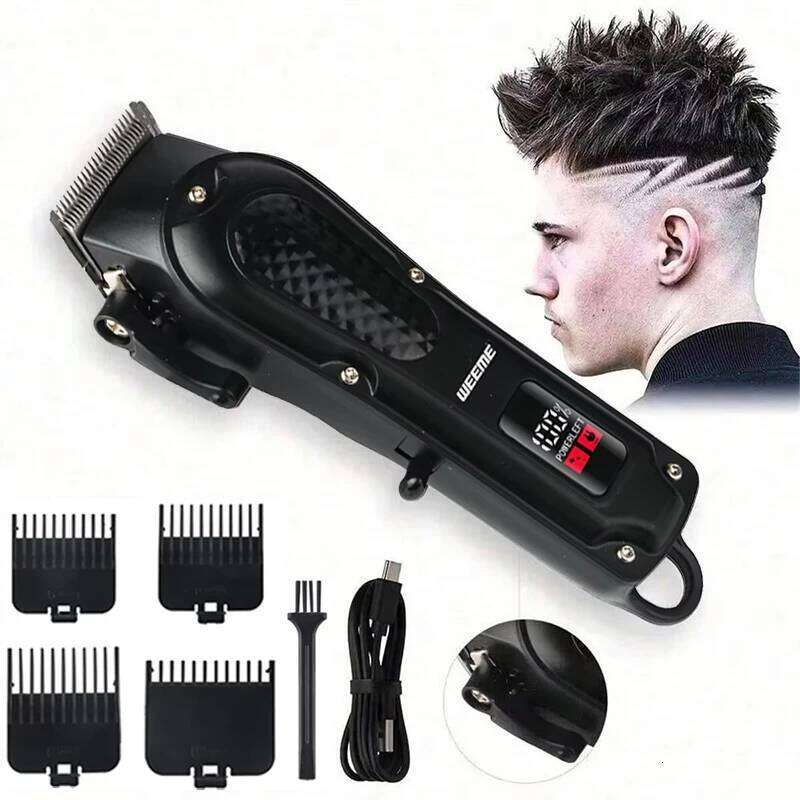 Vintage T9 Machine Electric Professional Clippers Beard Clipper Rechargeable Men's Shaver Hair Trimmer Kit Boyfriend Gift C260312