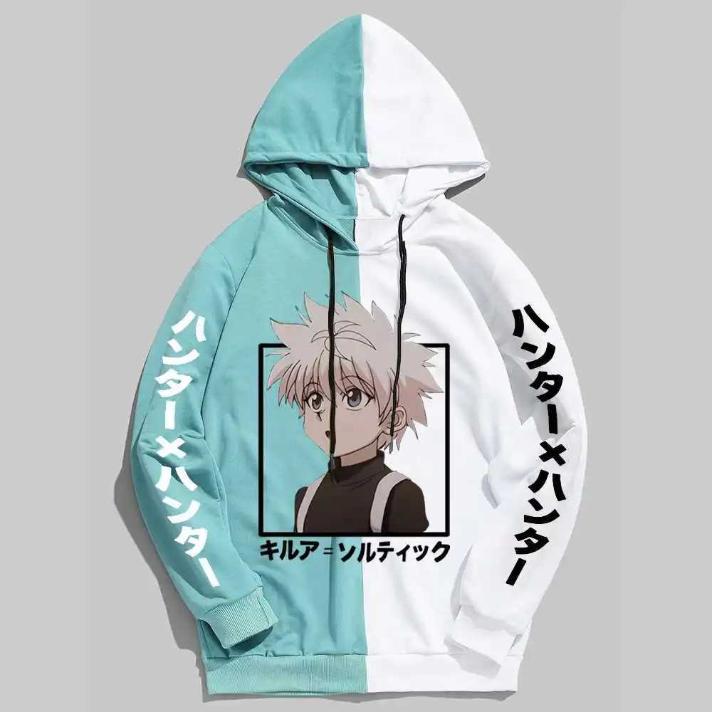 Hunter X Hunter Killua ZoldyCK Mens Hoodies Autumn Sweatshirts Fashion 3D Anime Print Hoodie M260312