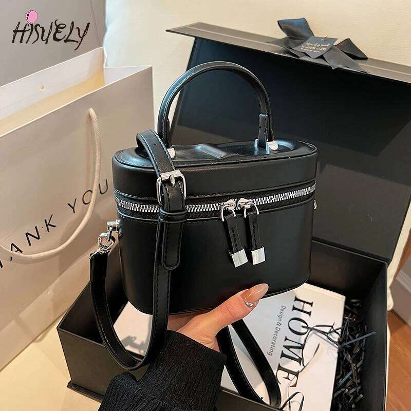 Large Capacity Crossbody Bags For Women Top Handle Pu Leather Shoulder Bag Handbag Quiet Luxury Trendy Purses XIU LAI SI