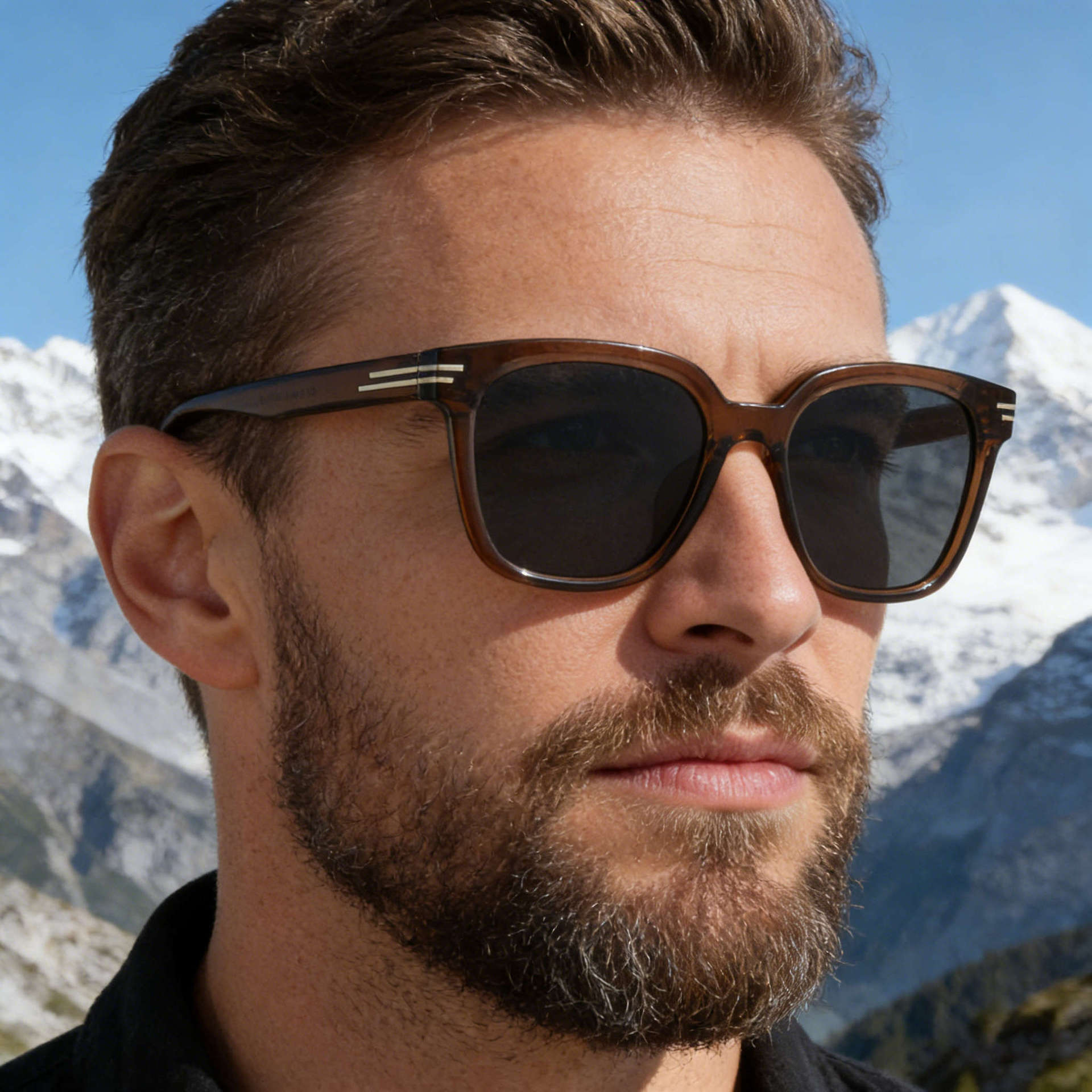 2026 New Fashion Square Frame Wholesale Personalized Outdoor Trendy Driving Sun Protection Sunglasses for Men,