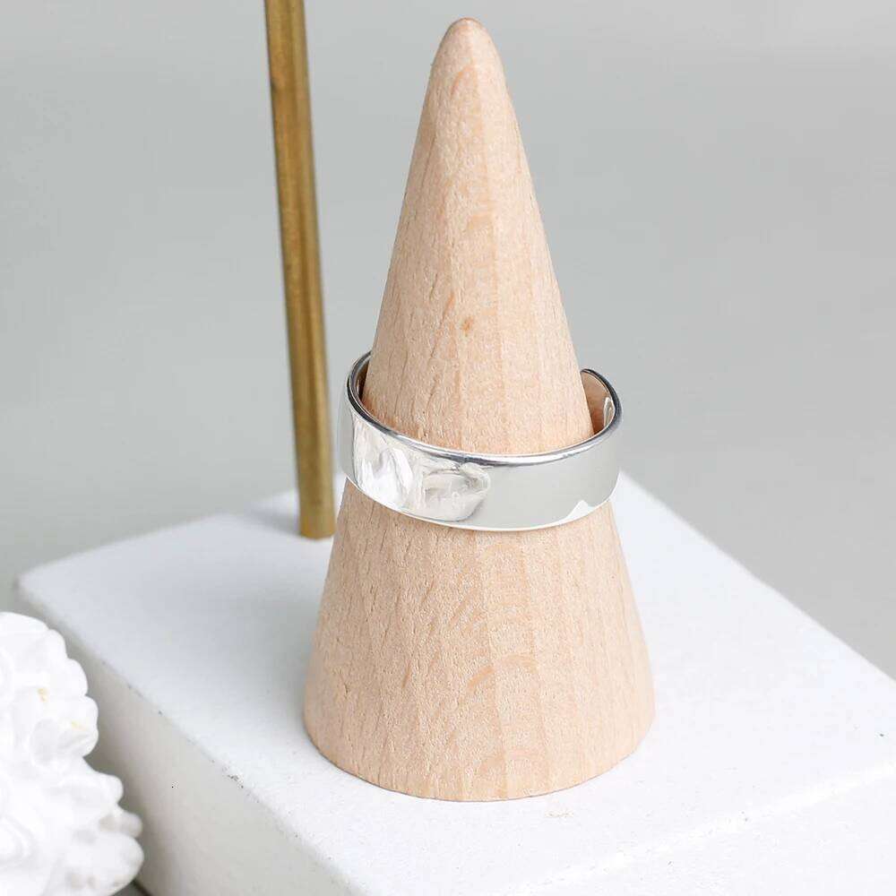 Real 925 sterling silver finger rings for women Trendy fine Jewelry Large Adjustable Antique Rings Anillos H260312