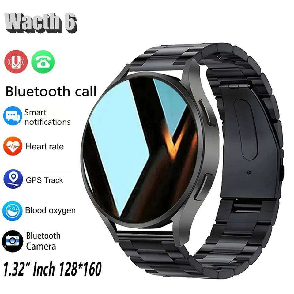 LAXASFIT 2026 New 6 Bluetooth Call Sports Health Monitoring Men Women Smart Watch Gift For Android IOS
