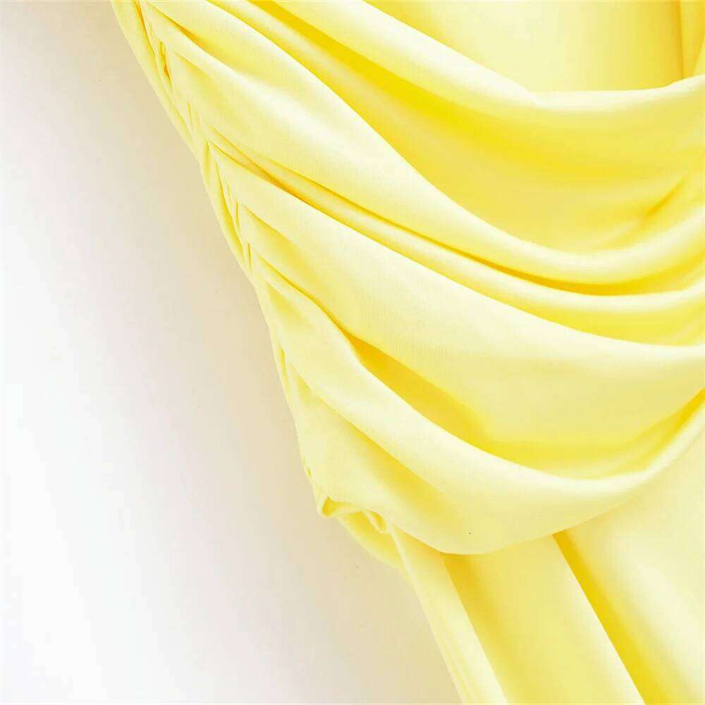Autumn new women's temperament high neck backless layered decorative pleated long dress C260311