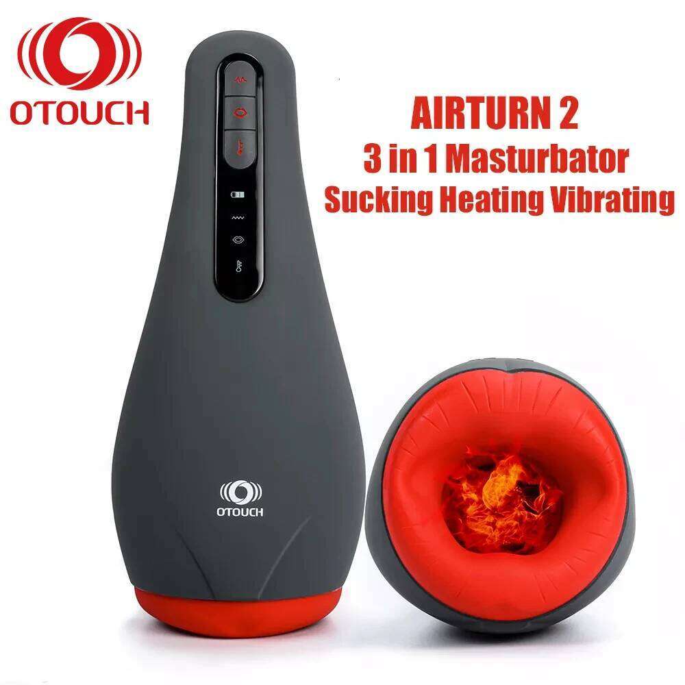 OTOUCH Airturn2 Sucking Man Masturbation Adult Supplies Vibrating Male Sexmachine Automatic Masturbator For Men Pussy Vagina Toy Z260311