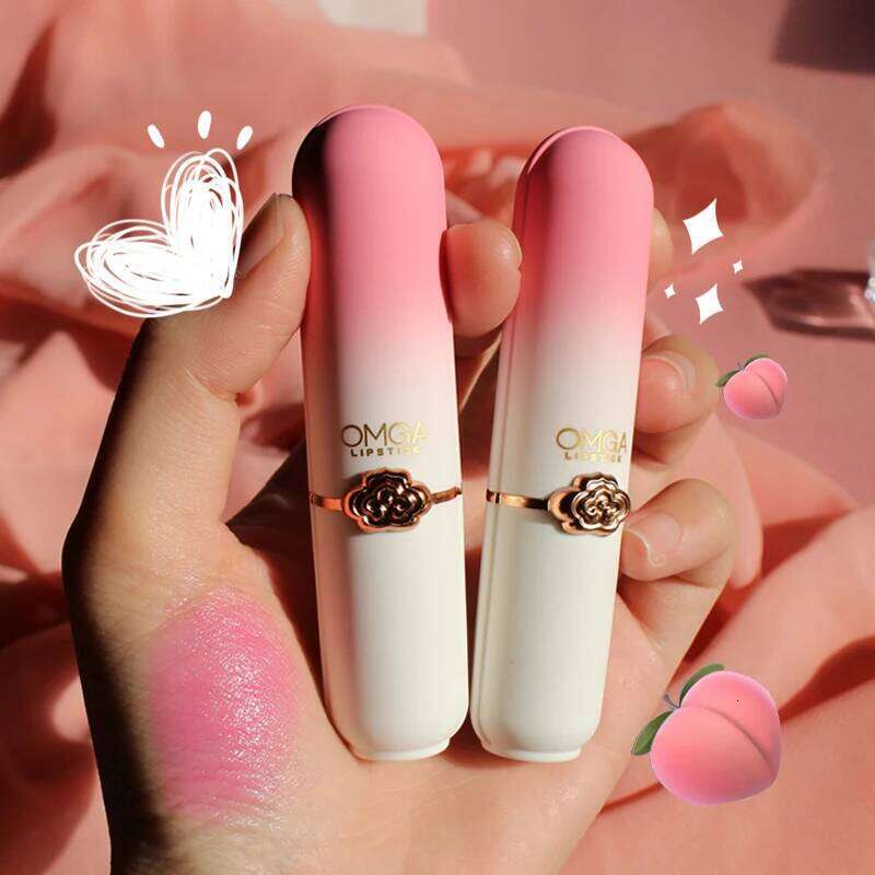 OMGA Peach Moisturizing, Waterproof, Anti-Chapping, Color-Changing Jelly Lipstick W260311