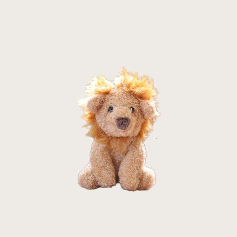 Charm Keychain Internet Celebrity Cute Adorable Little Lion Plush Toy Doll Bag Pendant Figurine
