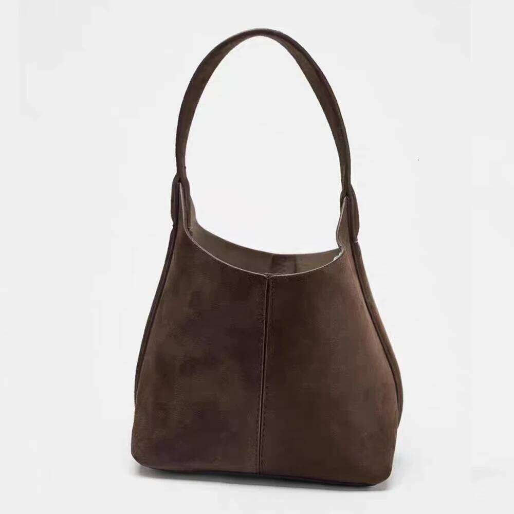 Retro Suede Women's Handbags Fashion Designer Bucket Bags For Shoulder Quilted Wrist Women Bag NEW Shopper Tote Purses WONST