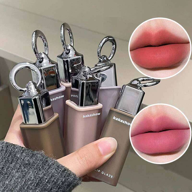Kakashow Matte Lipstick Lip Gloss Long-Lasting Non-Fading Waterproof Non-stick Cup Exquisite Gift W260311