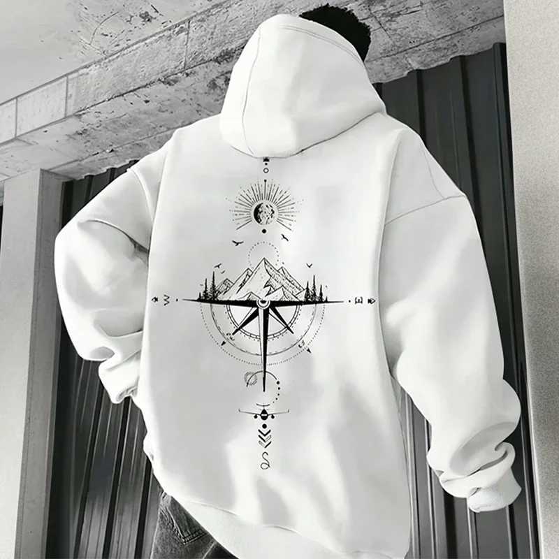 Mens hoodies high-quality long-sleeved hooded sweatshirts spring and autumn casual sports tops for mens wear M260312