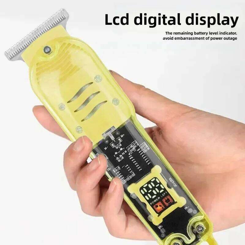 Cut Machine Rechargeable Transparent Professional Clippers Electric Hair Trimmers Shaver for Men C260312