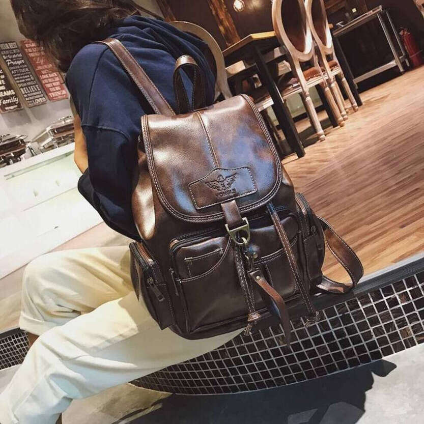 TAURUSCIAGA Women's Leather Backpack Teenagers Fashion Anti-Theft Backpacks Woman Mini Luxury School Backpack For Women Niche portable backpack