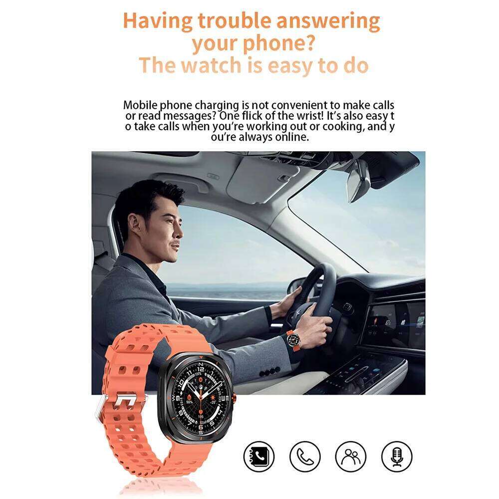 G.L Wear 2026 New Men's 1.52 Inch Bluetooth Talk Sports Fitness Pedometer Woman Smart Watch