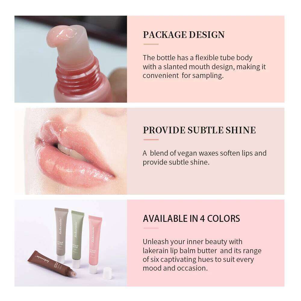 Shine Hydration Sheer-Tinted Butter Balm-Conditioning Mask and Balm for Instant Moisture, Soothing Lip Care W260311