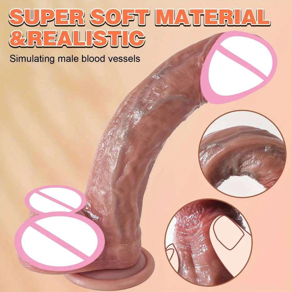 Super Realistic Waterproof Silicone Penis Adult Sex Toys Anal Vagina Masturbator Dildo with Suction Cup Cock Gode Massager Z260312