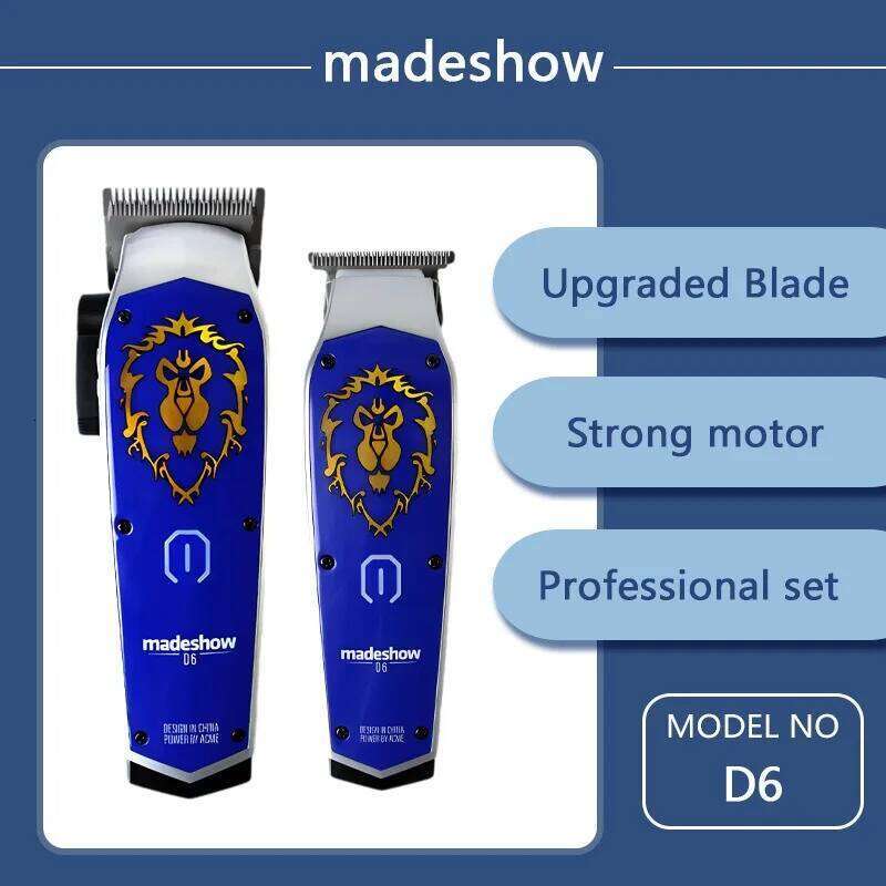 MADESHOW D6 D3 D0 kit ,Professional Barber & Trimmer Set,Cordless Hair Clippers for Barbers Haircut Kit C260312