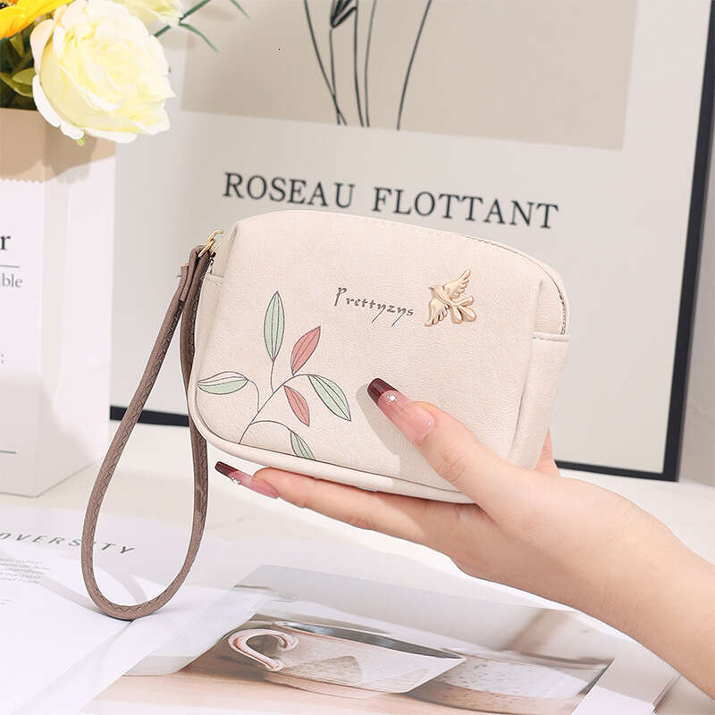Luxury fashion wallet Short Women S Coin Purse New Korean Version PU Printed Handbag Wallet With Zipper For Cards Keys And Documents