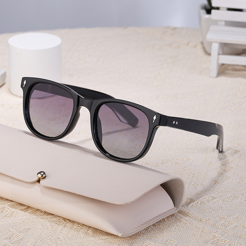 Retro Square Frame Polarized Fishing Special Men's Outdoor Sunglasses Sun Protection Driving Trendy Glasses