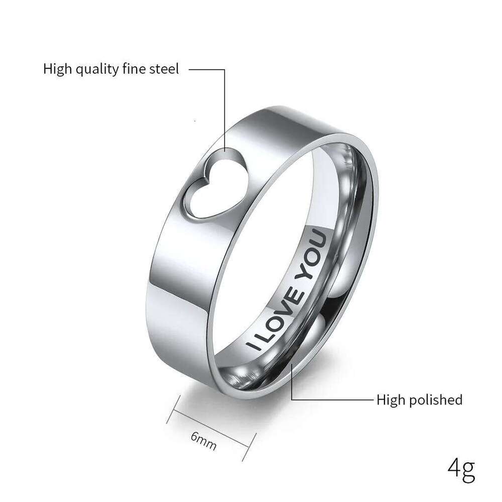 4/6mm Stainless Steel rs Couple's Men Women Wedding Small Rings Silver Color Valentine's Day Gift size 5 6 7 8 9 10 11 12 H260312