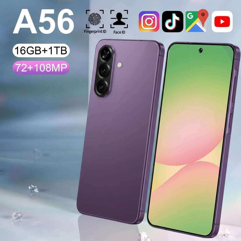Well-known brand cross-border new product A56 Android smartphone, 7.3-inch large screen, 16+1TB, factory direct price, dropshipping available. CKS
