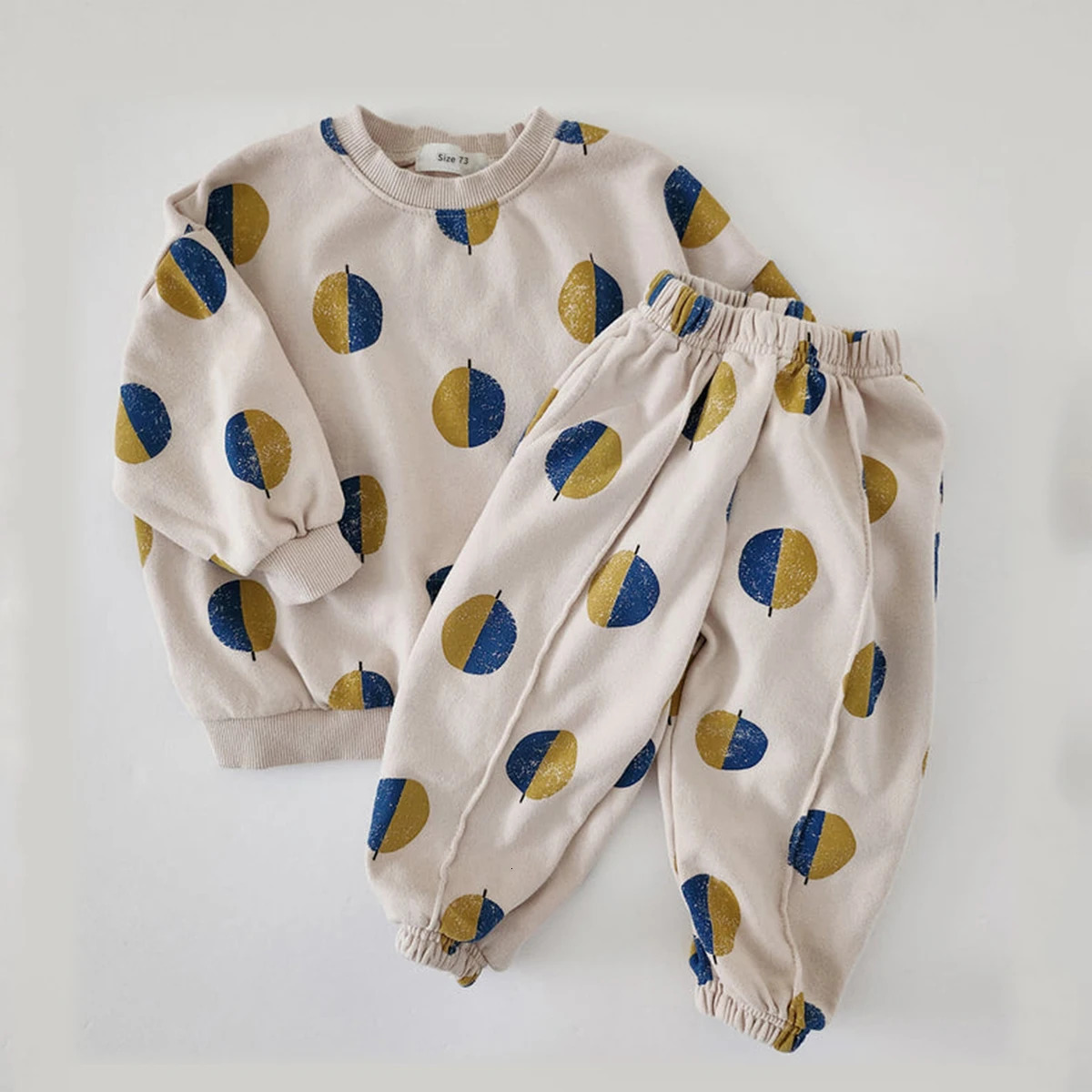 Baby Sets Boys Girls Clothes Oversized Balloon Print SweatshirtJogger Pants Childrens Suit Outfit Sports 2Pcs 260311