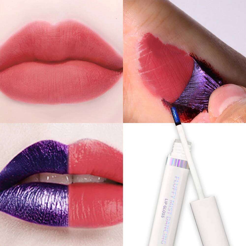 Tint Lipsticks Cosmetics Makeup Long Lasting Waterproof Peel Off Stain Pink Red Metallic Lip W260311